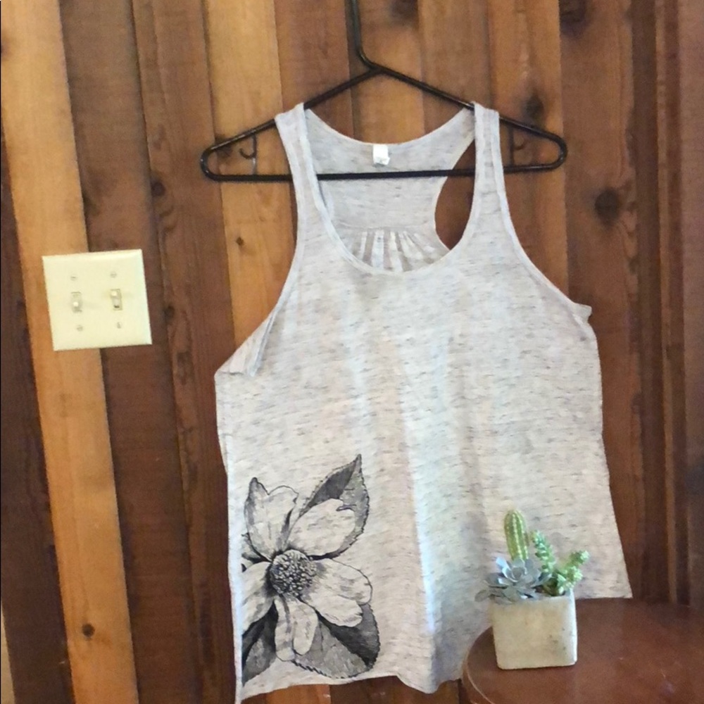Grey womans tank top